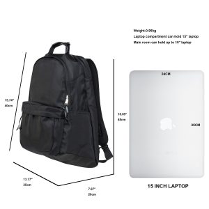 Kaukko nahrbtnik Clever Baboon črna